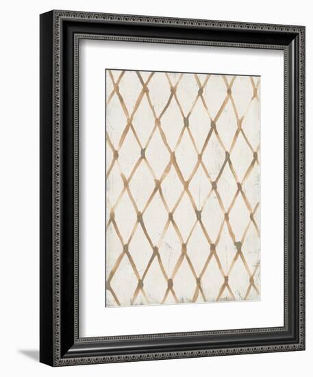 Neutral Lattice I-June Vess-Framed Premium Giclee Print