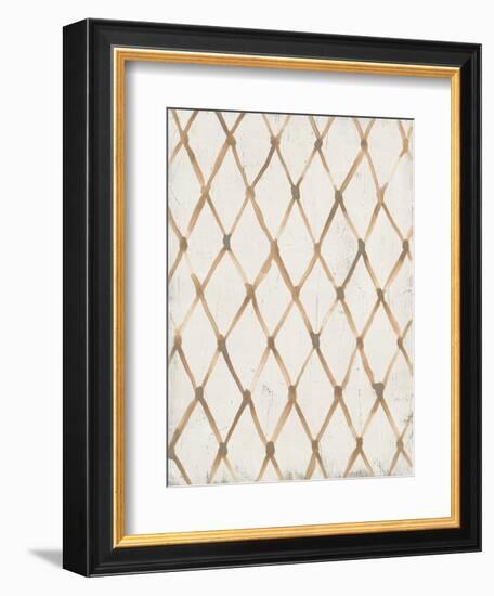 Neutral Lattice I-June Vess-Framed Premium Giclee Print