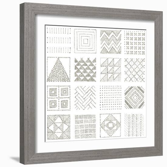 Neutral Layouts II-Vanna Lam-Framed Art Print