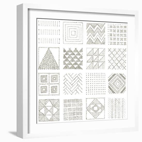 Neutral Layouts II-Vanna Lam-Framed Art Print