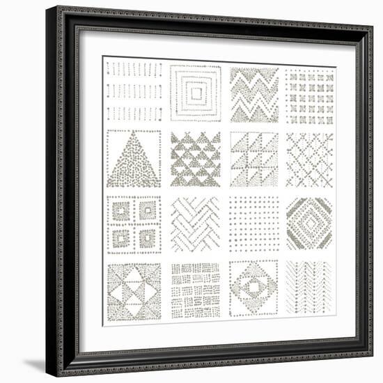 Neutral Layouts II-Vanna Lam-Framed Art Print