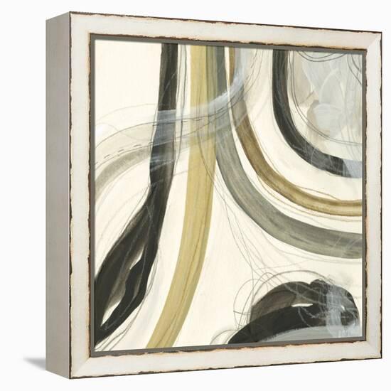 Neutral Lines II-June Vess-Framed Stretched Canvas