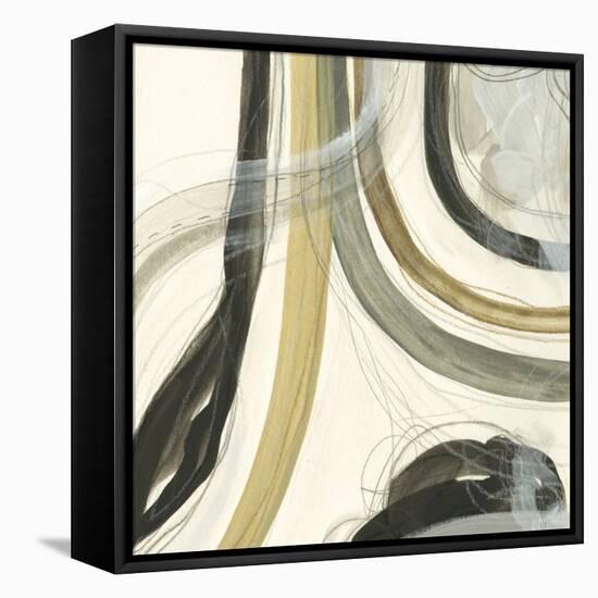 Neutral Lines II-June Vess-Framed Stretched Canvas