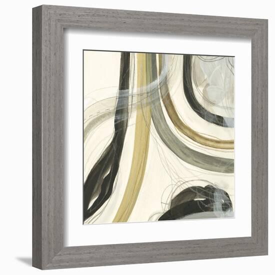 Neutral Lines II-June Vess-Framed Art Print