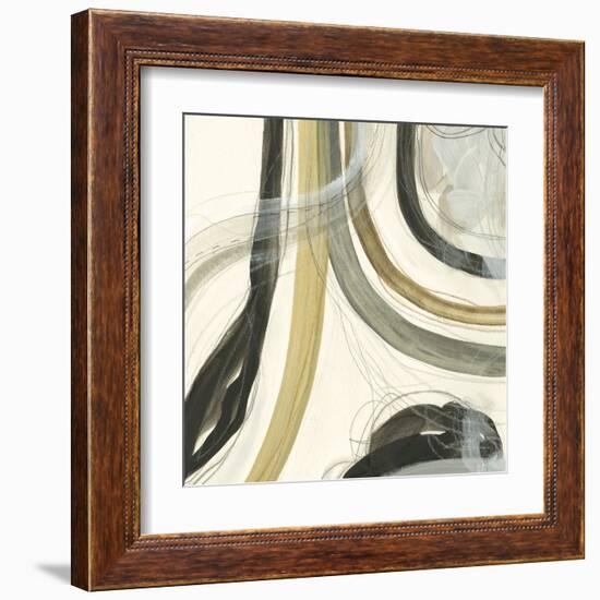 Neutral Lines II-June Vess-Framed Art Print