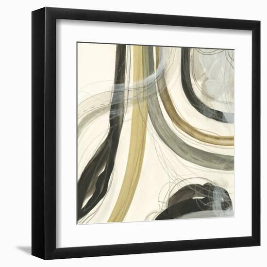 Neutral Lines II-June Vess-Framed Art Print