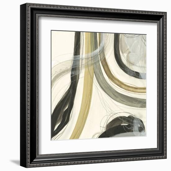 Neutral Lines II-June Vess-Framed Art Print