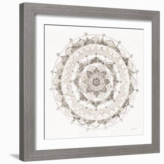 Neutral Mandala-Danhui Nai-Framed Art Print