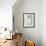 Neutral Minimalism II-Jennifer Goldberger-Framed Art Print displayed on a wall