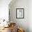 Neutral Minimalism II-Jennifer Goldberger-Framed Art Print displayed on a wall