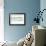 Neutral Mint Horizon I-Jennifer Goldberger-Framed Art Print displayed on a wall