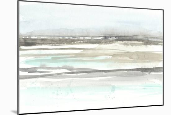 Neutral Mint Horizon I-Jennifer Goldberger-Mounted Art Print