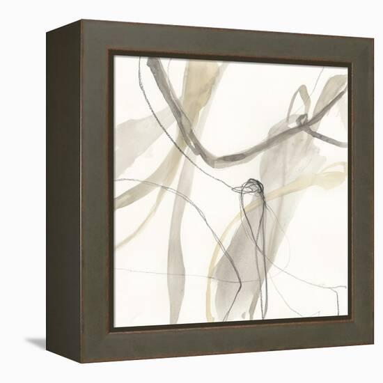 Neutral Momentum III-Jennifer Goldberger-Framed Stretched Canvas