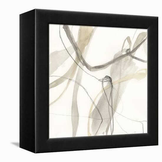 Neutral Momentum III-Jennifer Goldberger-Framed Stretched Canvas