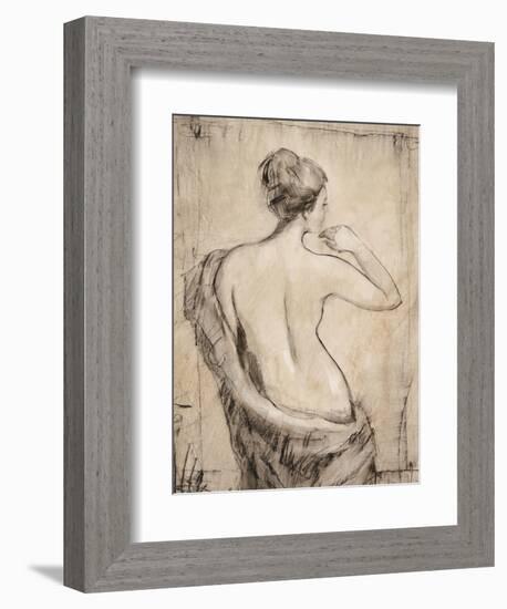 Neutral Nude Study II-Tim O'toole-Framed Art Print