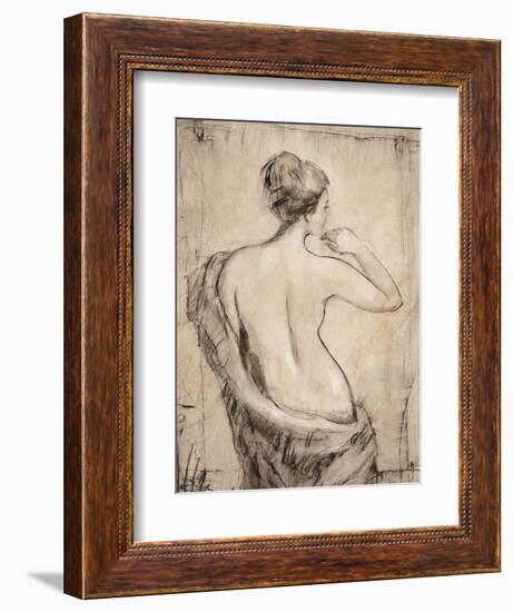 Neutral Nude Study II-Tim O'toole-Framed Art Print