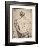 Neutral Nude Study II-Tim O'toole-Framed Art Print