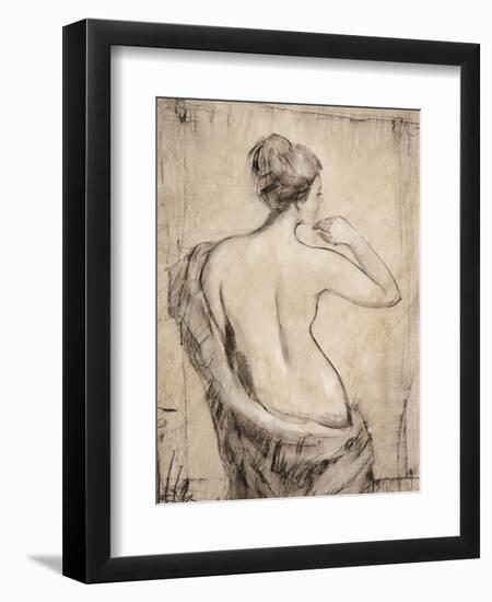 Neutral Nude Study II-Tim O'toole-Framed Art Print