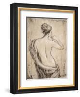 Neutral Nude Study II-Tim O'toole-Framed Art Print