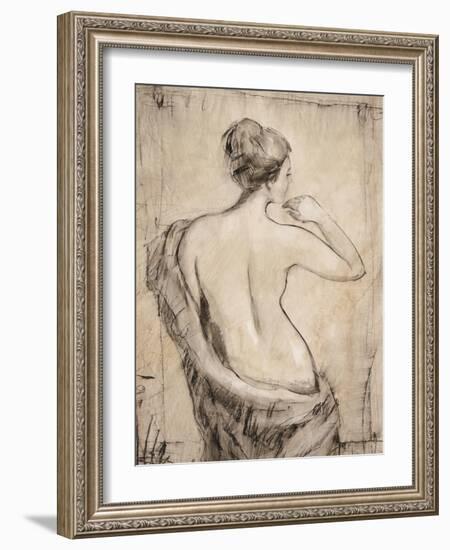 Neutral Nude Study II-Tim O'toole-Framed Art Print