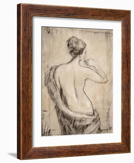 Neutral Nude Study II-Tim O'toole-Framed Art Print