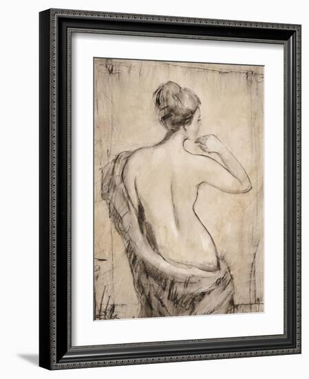 Neutral Nude Study II-Tim O'toole-Framed Art Print