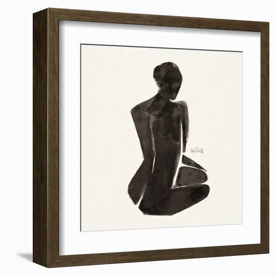 Neutral Nudes I Sq-Anne Tavoletti-Framed Art Print