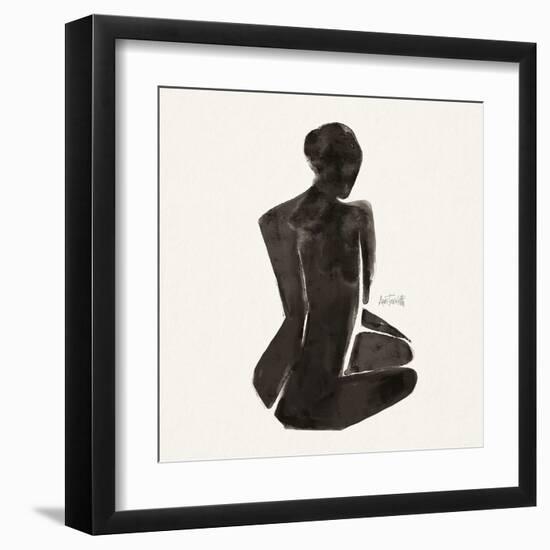 Neutral Nudes I Sq-Anne Tavoletti-Framed Art Print