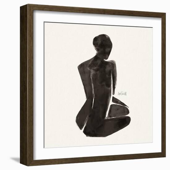 Neutral Nudes I Sq-Anne Tavoletti-Framed Art Print