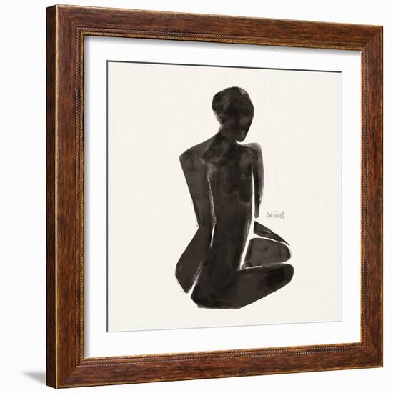 Neutral Nudes I Sq-Anne Tavoletti-Framed Art Print