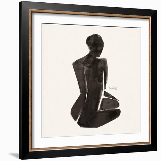 Neutral Nudes I Sq-Anne Tavoletti-Framed Art Print