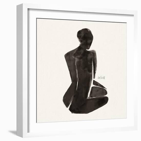 Neutral Nudes I Sq-Anne Tavoletti-Framed Art Print