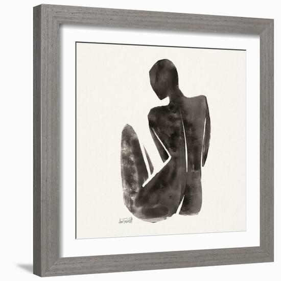 Neutral Nudes II Sq-Anne Tavoletti-Framed Art Print