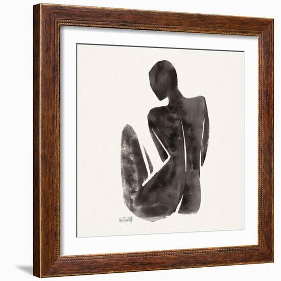 Neutral Nudes II Sq-Anne Tavoletti-Framed Art Print