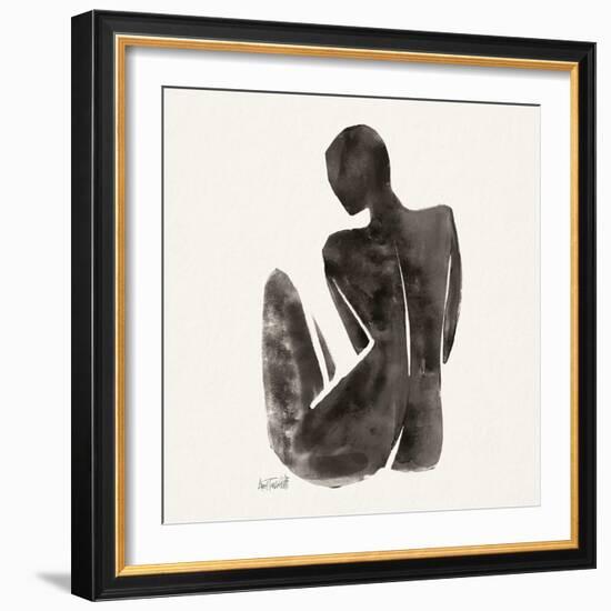 Neutral Nudes II Sq-Anne Tavoletti-Framed Art Print