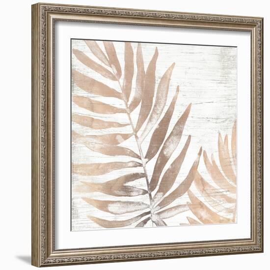 Neutral Palm Fossil II-June Vess-Framed Art Print