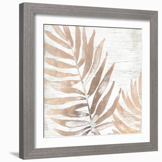 Neutral Palm Fossil II-June Vess-Framed Art Print