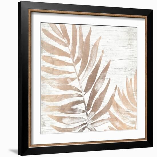 Neutral Palm Fossil II-June Vess-Framed Art Print