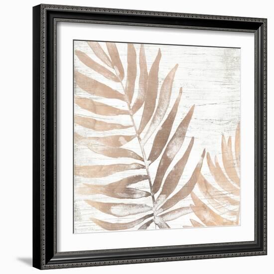 Neutral Palm Fossil II-June Vess-Framed Art Print