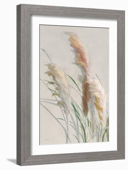 Neutral Pampas Grasses II-Danhui Nai-Framed Art Print