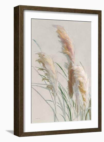 Neutral Pampas Grasses II-Danhui Nai-Framed Art Print