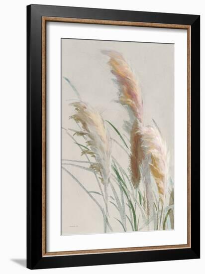 Neutral Pampas Grasses II-Danhui Nai-Framed Art Print