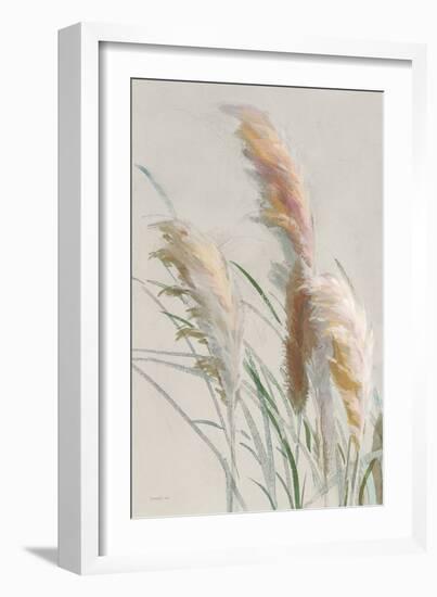 Neutral Pampas Grasses II-Danhui Nai-Framed Art Print