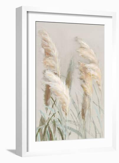 Neutral Pampas Grasses III-Danhui Nai-Framed Art Print