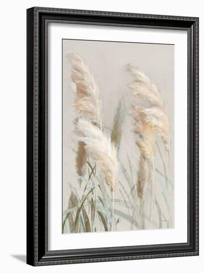 Neutral Pampas Grasses III-Danhui Nai-Framed Art Print