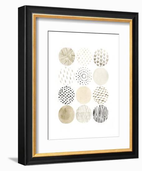 Neutral Pattern Play I-June Vess-Framed Art Print