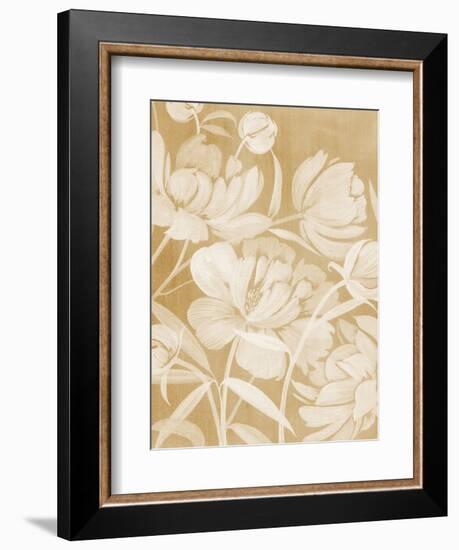 Neutral Peonies I-Grace Popp-Framed Premium Giclee Print