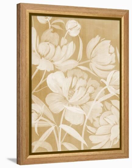 Neutral Peonies I-Grace Popp-Framed Stretched Canvas