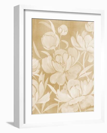 Neutral Peonies II-Grace Popp-Framed Art Print