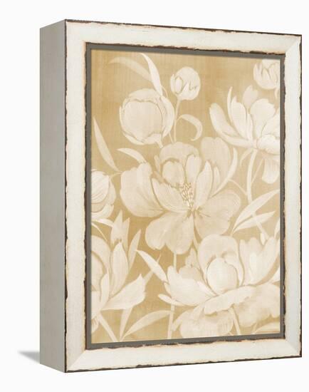 Neutral Peonies II-Grace Popp-Framed Stretched Canvas